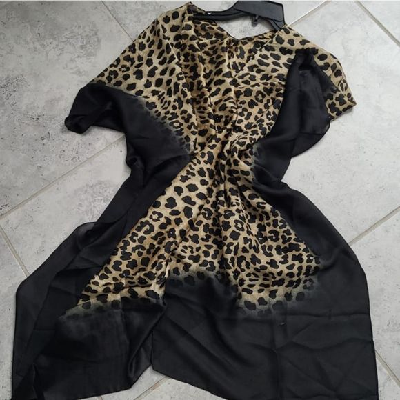 Just arrived Summer Holiday Chiffon Printed Swimwear Women Beach Dress Kimono Ca - Picture 6 of 6